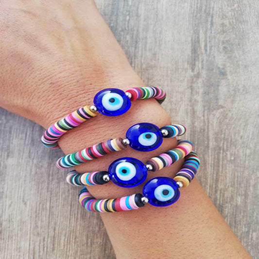 Pulsera multicolor ojo turco
